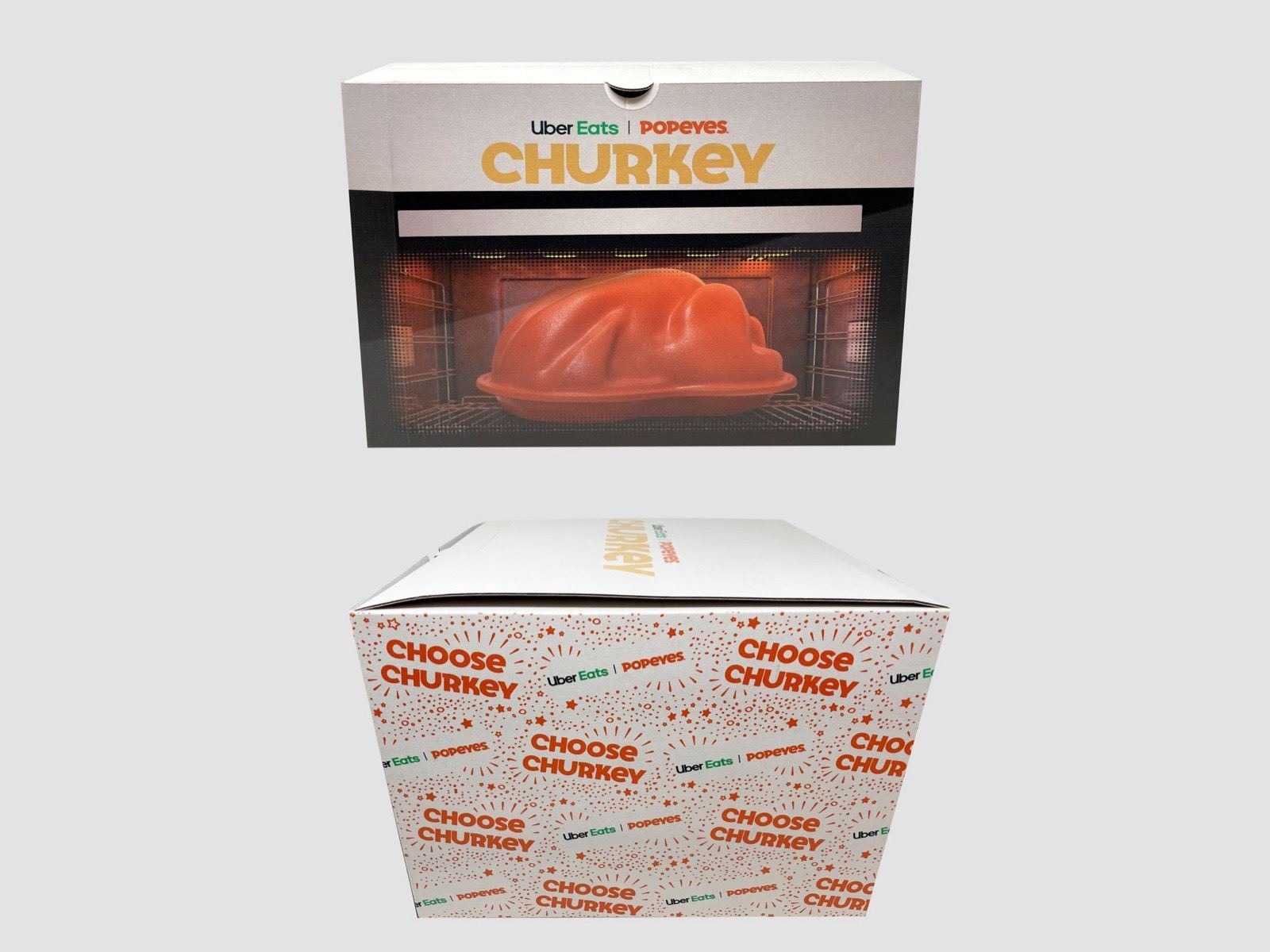 Popeyes Churkey window box and printed carton by VSL Packaging