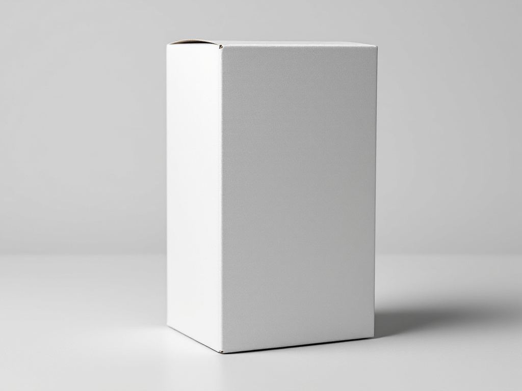 Seal-end paperboard cartons, one open showing the glued end flaps — studio image