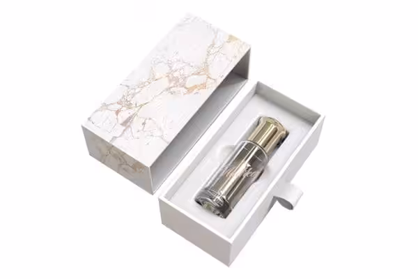Luxury beauty packaging with specialty finishes